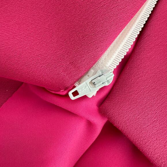Veronica Beard Miller Dickey Jacket Blazer in Satin Hibiscus Hot Pink NEW Size 2 - Picture 9 of 11